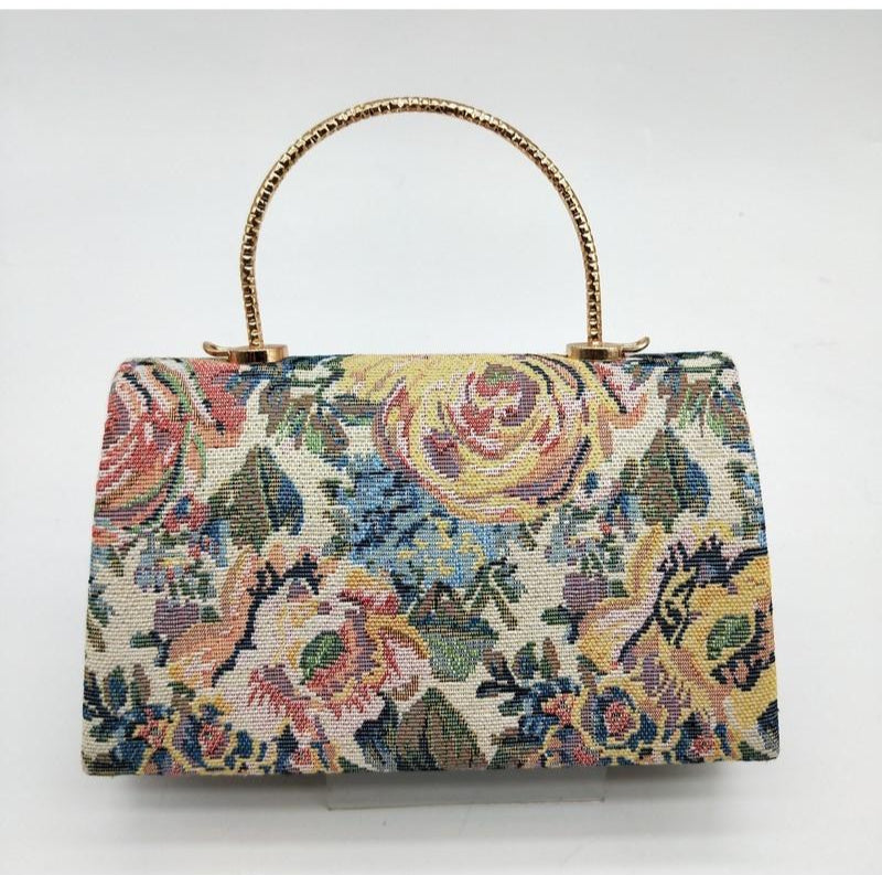 sac à main femme petit imprimé floral vintage