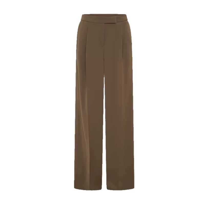 pantalon de tailleur femme marron