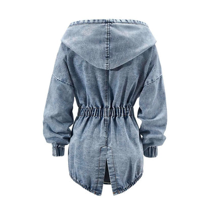 veste cape en jeans taille unique pour femme