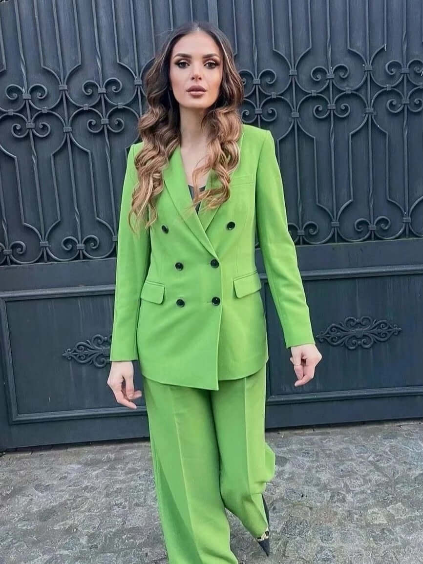 ensemble-tailleur-femme-blazer+pantalon-vert